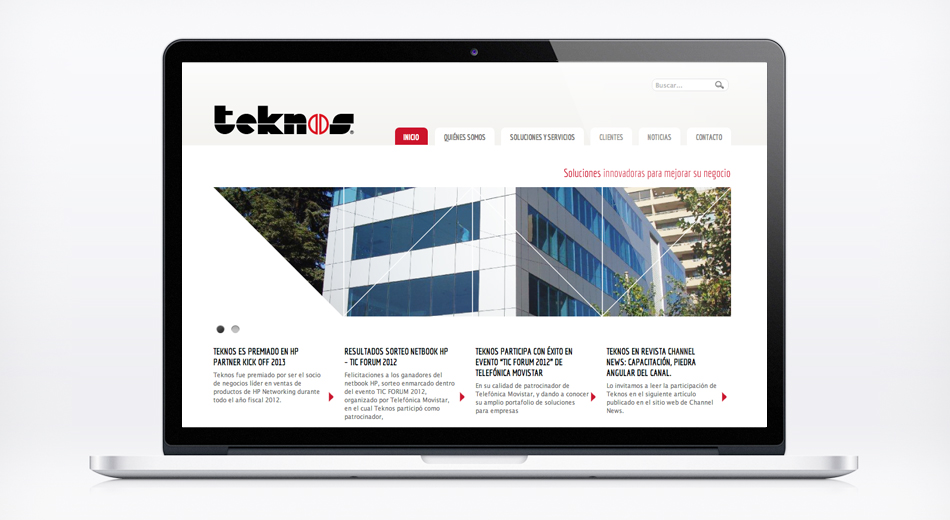 Sitio Web Teknos